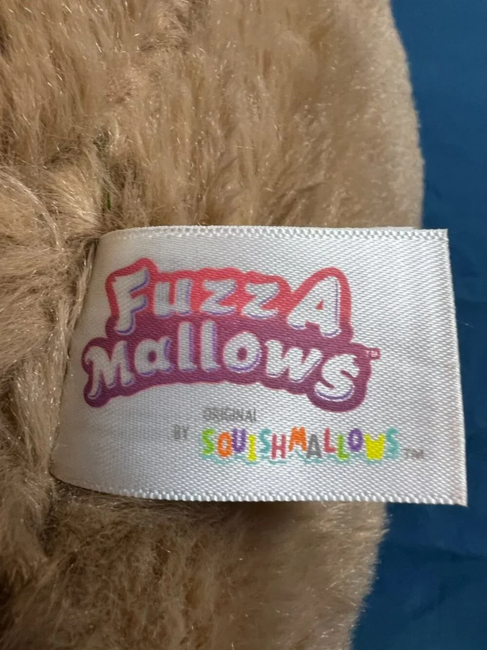 Squishmallows 12-inch Dawn the Fawn Fuzz-A-Mallows line plush toy.